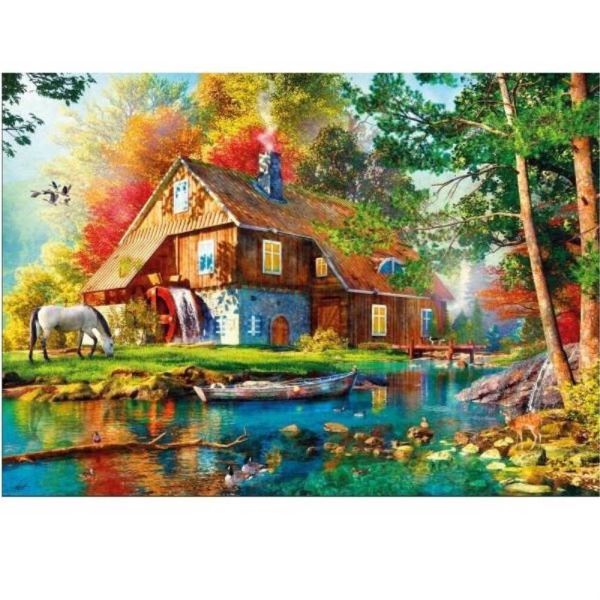 Autumn Watermill 1000 Parça Puzzle 20816