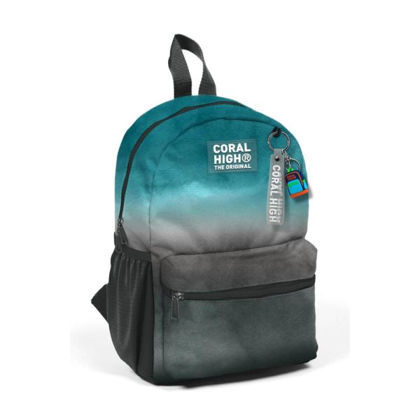 Coral High Siyah Turkuaz Ana Okulu Çantası 23568