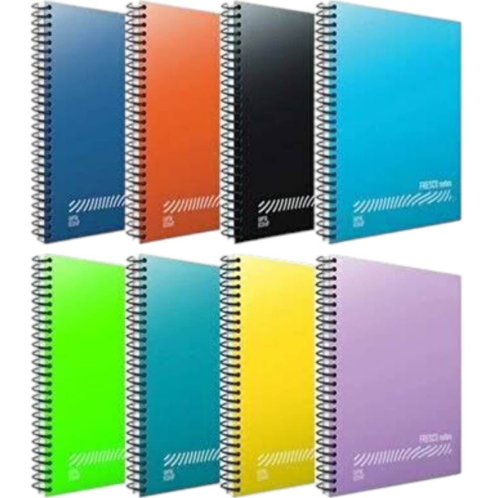 Fresco A4 120 Yaprak Kareli Pp Kapak Spiralli Defter 4939