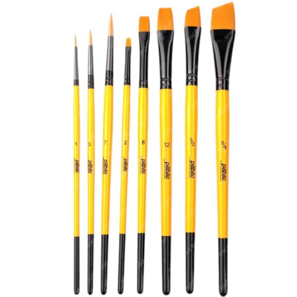 Pebeo Fırça Seti Set- 6 8 Li Angular No:1/2-5/8 Kesik Uç No:2-8-12 Suluboya No:1-3-7