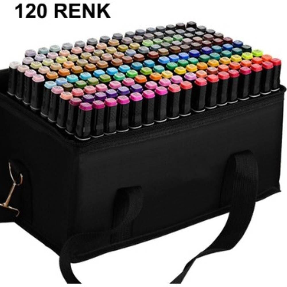 Çift Uçlu Markör Kalem 120 Renk