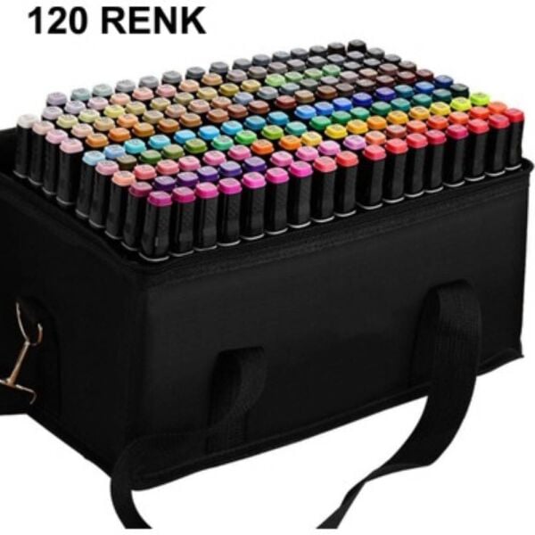 Çift Uçlu Markör Kalem 120 Renk