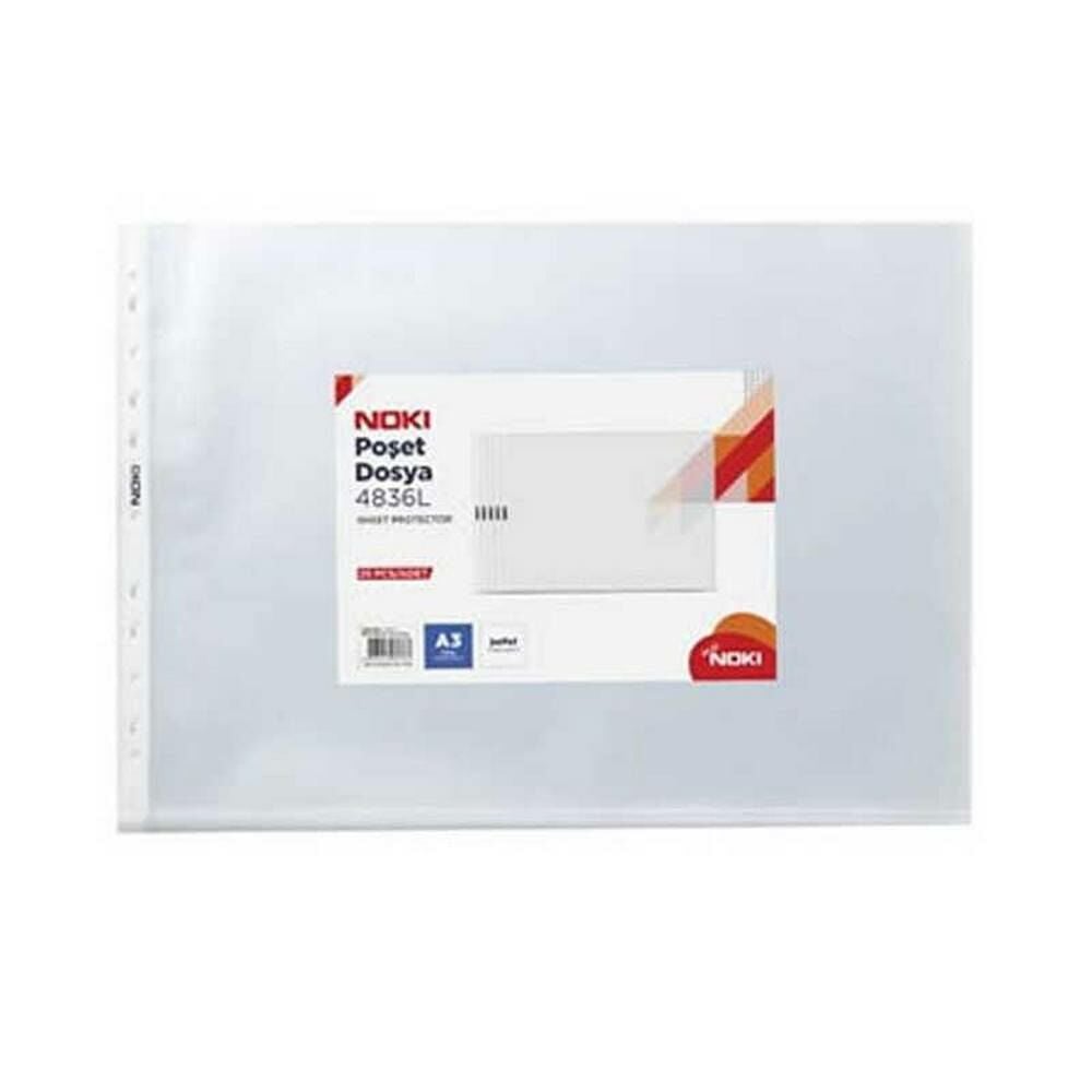 Noki Poşet Dosya A3 25 li Yatay 4836-L