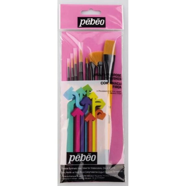 Pebeo Fırça Seti Set- 4 8 Li No: 0-2-4-6-8-10-18-10/0
