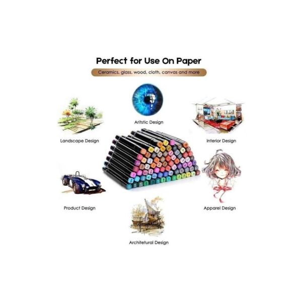 Çift Uçlu Markör Kalem 80 Renk