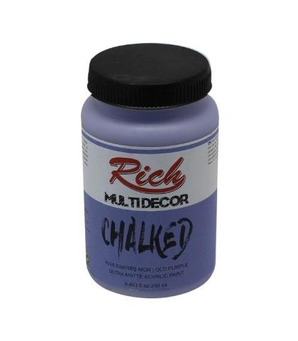 Rich Multi Decor Chalked Akrilik Boya 250 cc Eskimiş Mor 250-4536