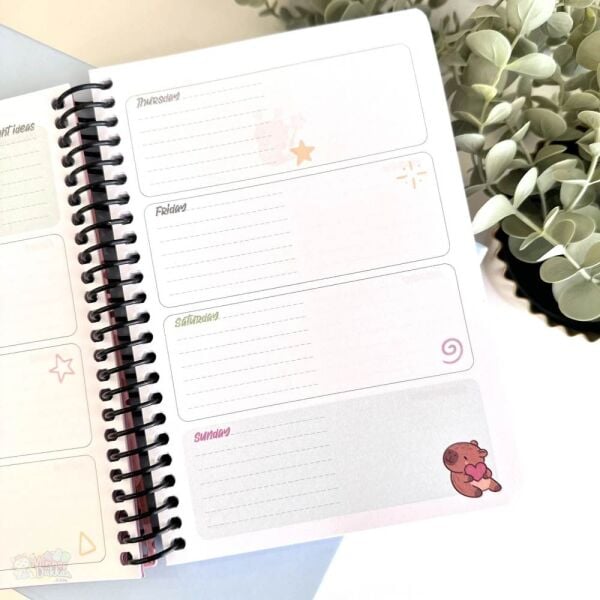 Capy A5 120 Yaprak Spiralli Planner 7826