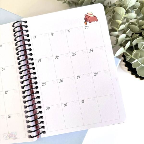Capy A5 120 Yaprak Spiralli Planner 7826