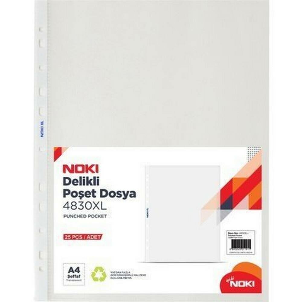 Noki A4 Poşet Dosya 25 li XL 4830XL25