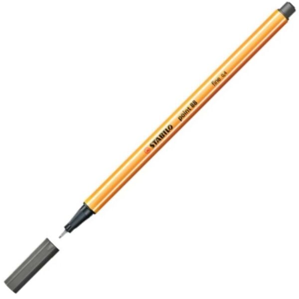 Stabilo Point 88 Fineliner Kalem 96 Koyu Gri