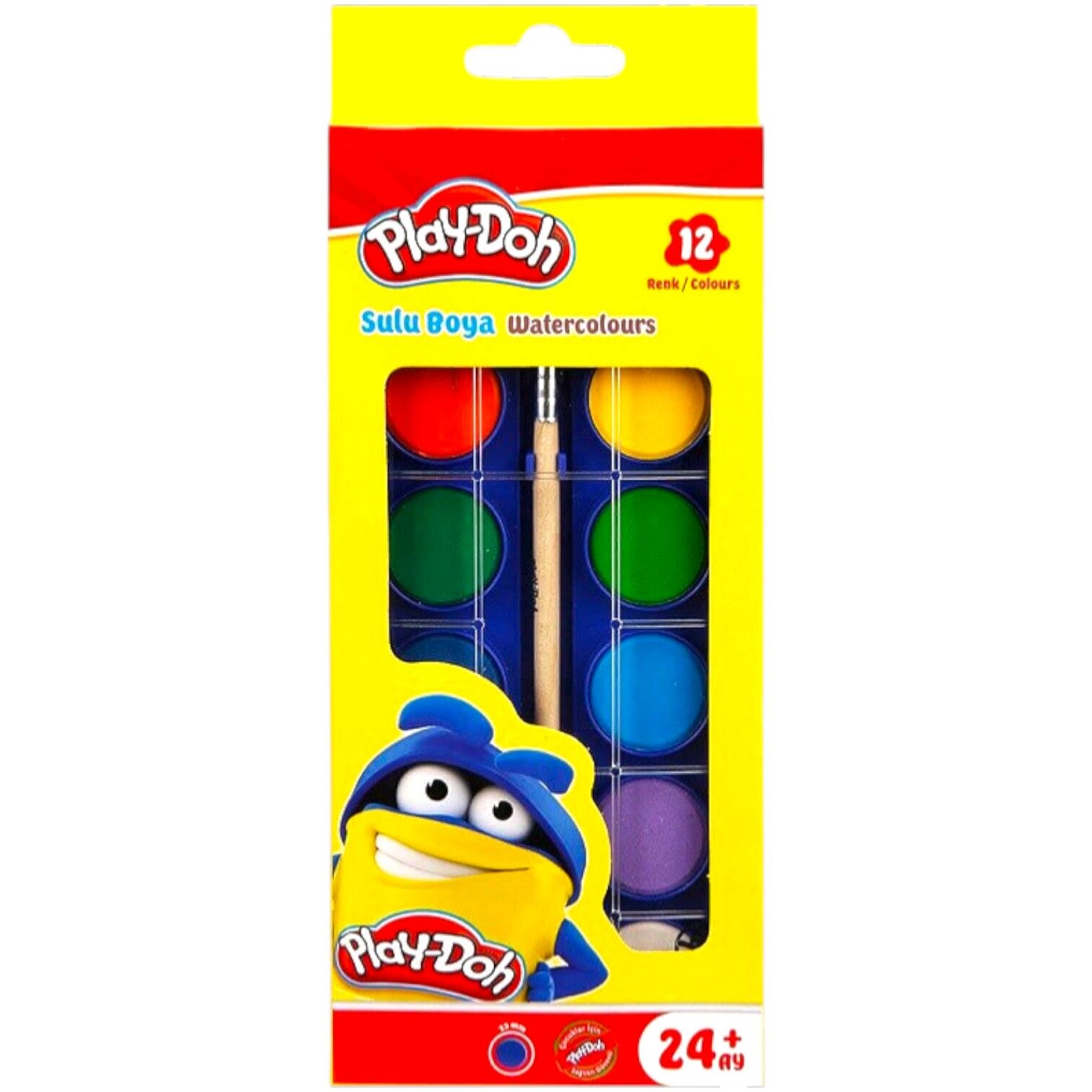 Playdoh Sulu Boya 12 Renk Küçük SU002