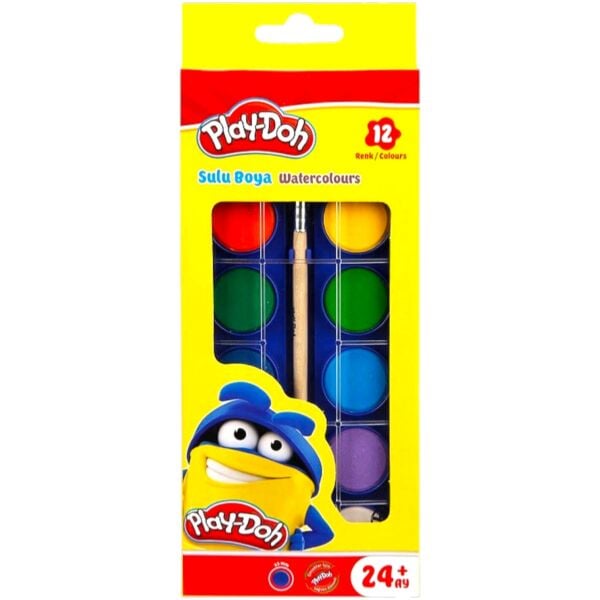 Playdoh Sulu Boya 12 Renk Küçük SU002