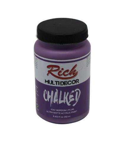 Rich Multi Decor Chalked Akrilik Boya 250 cc Mürdüm 250-4542