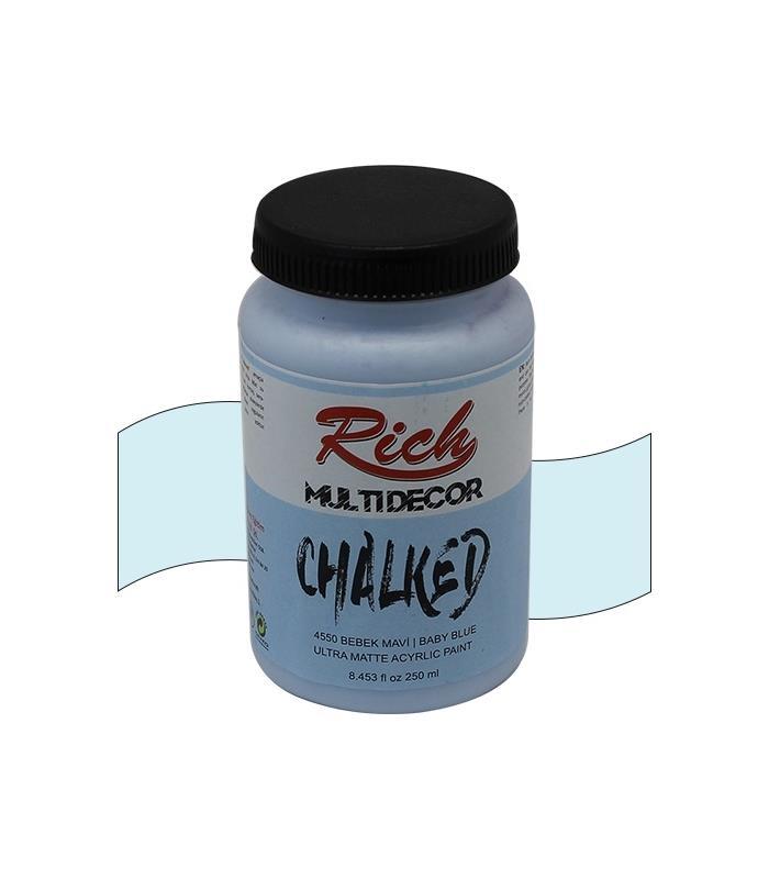 Rich Multi Decor Chalked Akrilik Boya 250 cc Bebek Mavi 250-4550