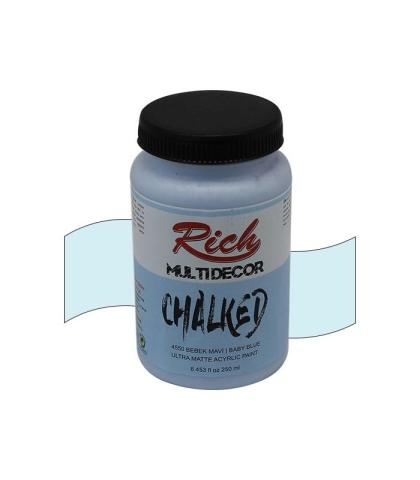 Rich Multi Decor Chalked Akrilik Boya 250 cc Bebek Mavi 250-4550