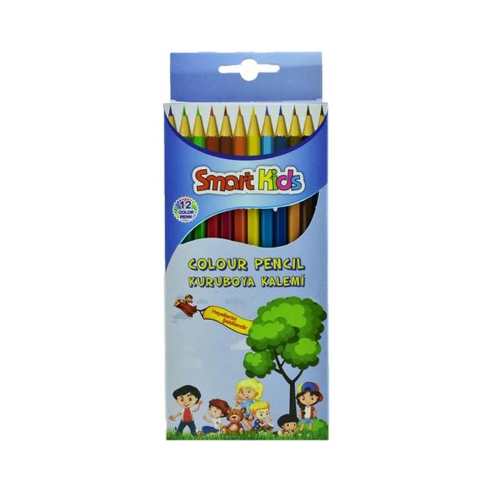 Smart Kids Kuru Boya 12 Renk Tam Boy 2963