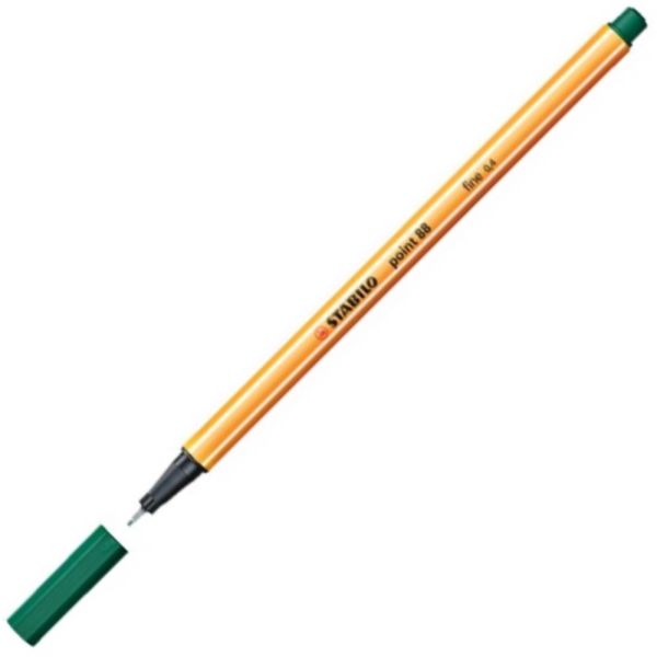 Stabilo Point Fineliner Keçe Uçlu Kalem 04 mm Çam Yeşili 88/53
