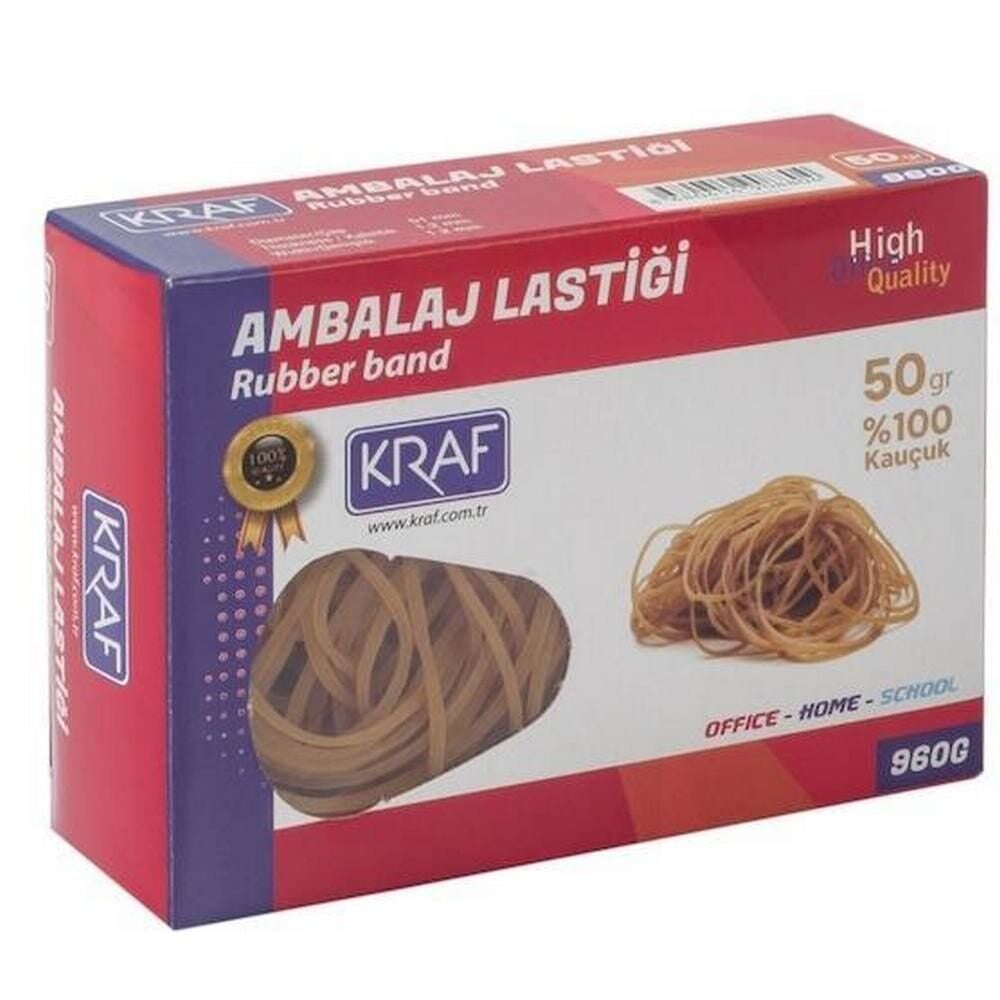 Kraf Ambalaj Lastiği 50 gr %100 Kauçuk 960G