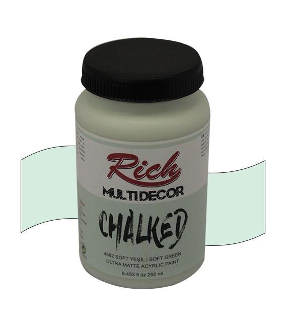 Rich Multi Decor Chalked Akrilik Boya 250 cc Soft Yeşil 250-4562