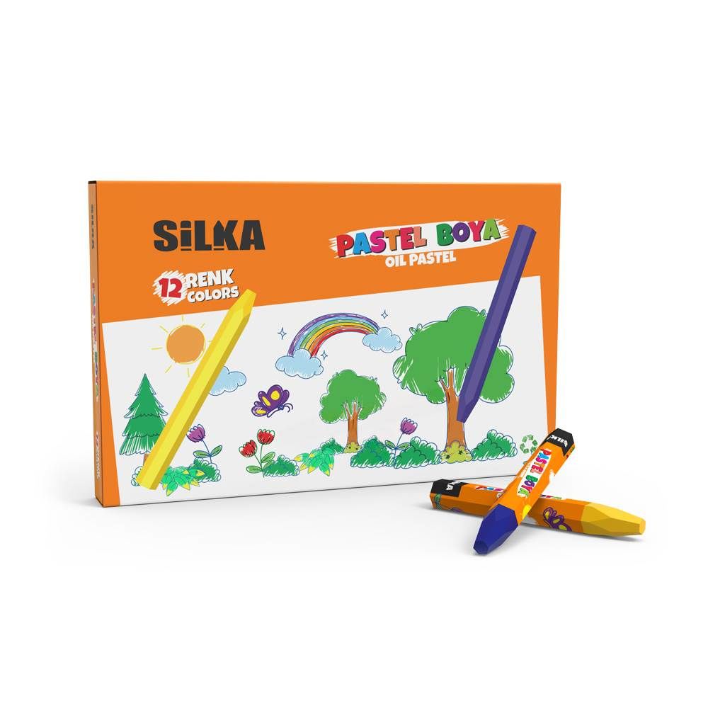 Silka PHS12-12 12 Renk Pastel Boya
