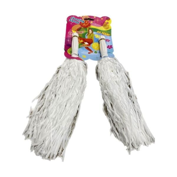 Vagon 4093 Karnaval Ponpon Çift Beyaz