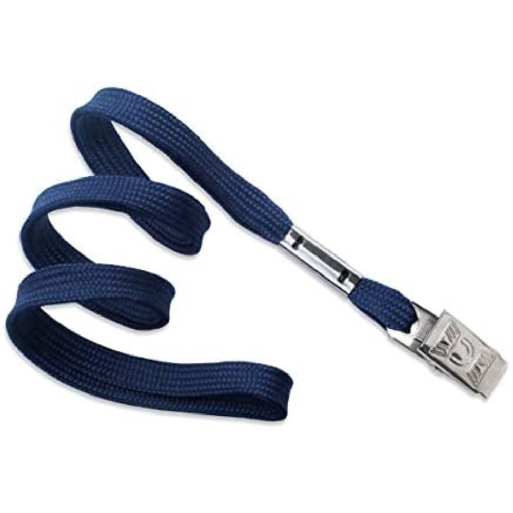 Kraf Kart Askı İpi Metal Klips Lacivert 510G