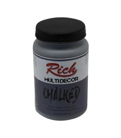 Rich Multi Decor Chalked Akrilik Boya 250 cc İs Siyahı 250-4576
