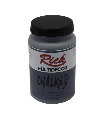 Rich Multi Decor Chalked Akrilik Boya 250 cc İs Siyahı 250-4576