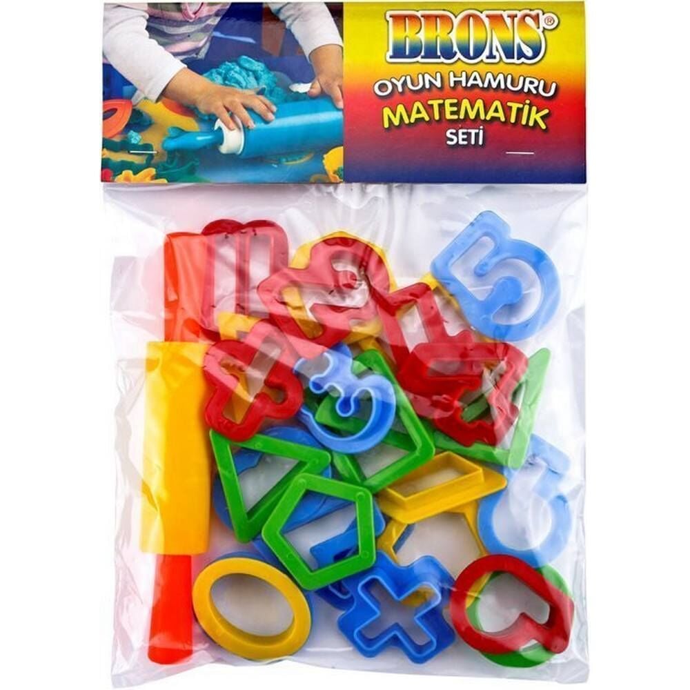 Brons Oyun Hamuru Kalıbı Matematik Seti Br-472