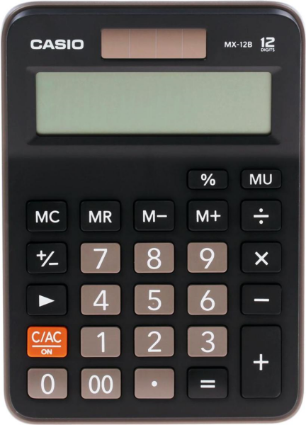 Casio MX-12B 12 Hane Masa Üstü Hesap Makinesi
