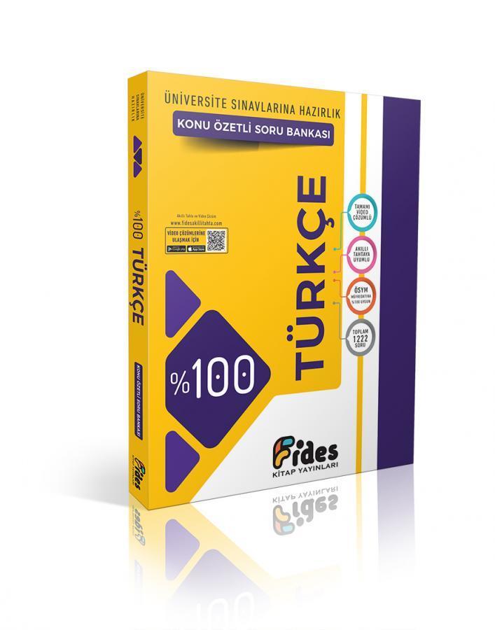 Fides TYT %100 ÖSYM Soru Tipleriyel Türkçe Konu Özetli Soru Bankası