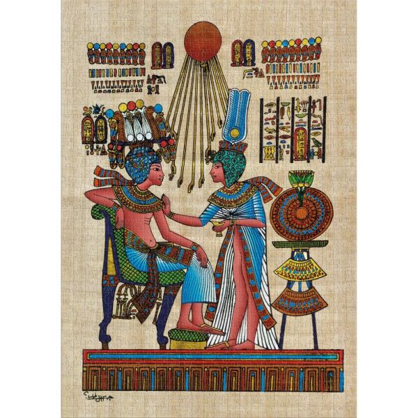 Papirus Throne of Tutankhamun 1000 Parça Puzzle 20743