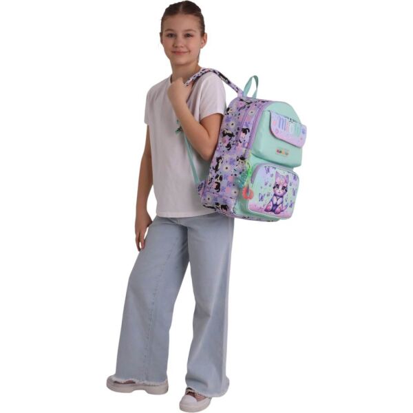 Kaukko Kids L5288 Meow İlkokul Çantası