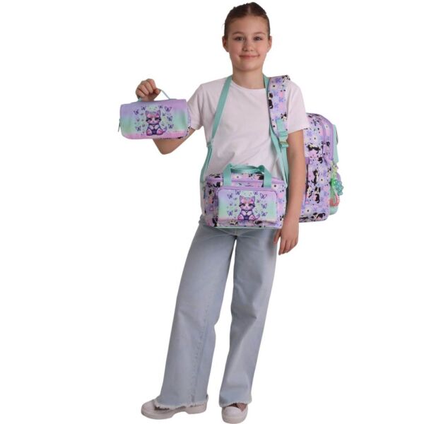 Kaukko Kids L5288 Meow İlkokul Çantası