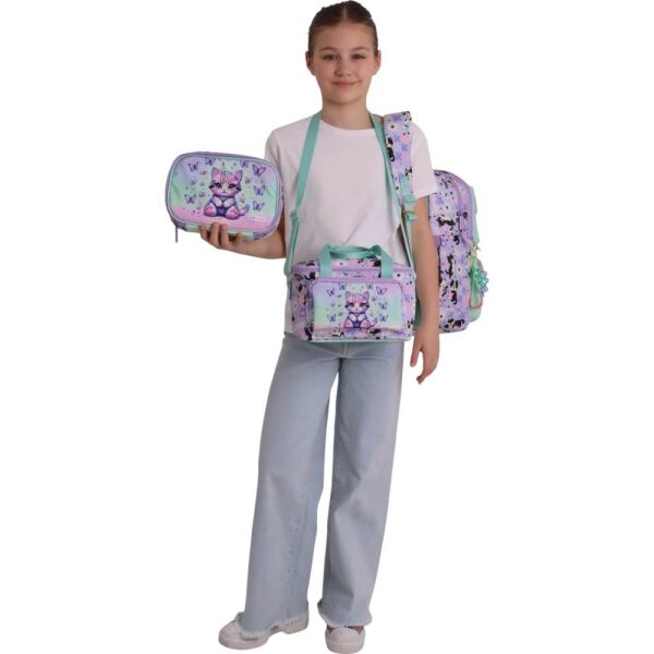 Kaukko Kids L5288 Meow İlkokul Çantası