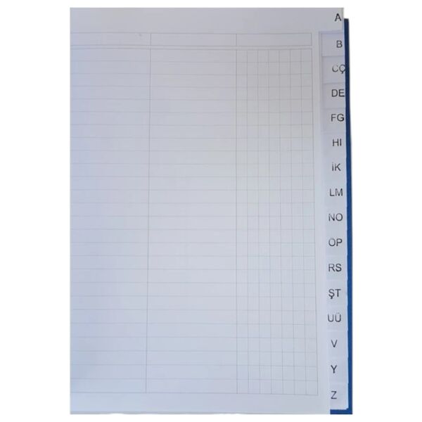 Gürpaş 17x24 Ticari Fihrist Cilt Bezli 16''lı