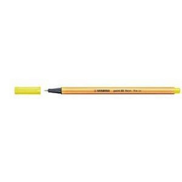 Stabilo Point Fineliner Kalem 04 mm 88 Fosforlu Sarı 88/024