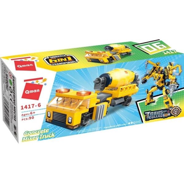 Qman İnşaat Yapım Seti Lego 90 Parça 1417-6