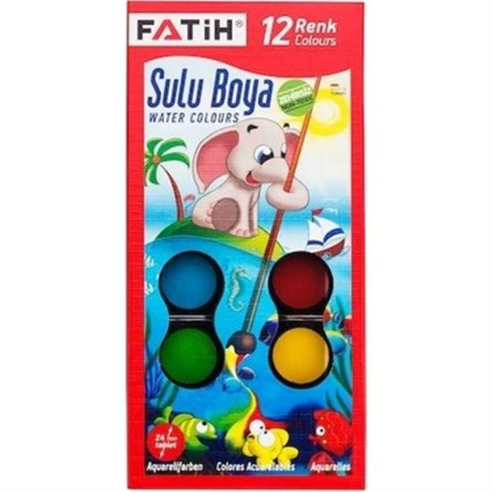 Fatih Sulu Boya 12 Renk F-12