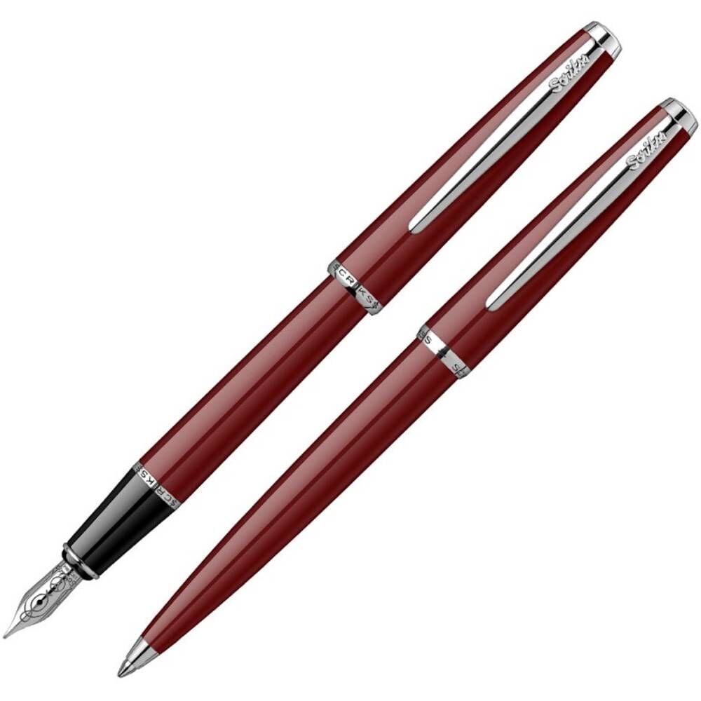 Scrıkss Dolma Kalem + Tükenmez Kalem Set 33 Bordo