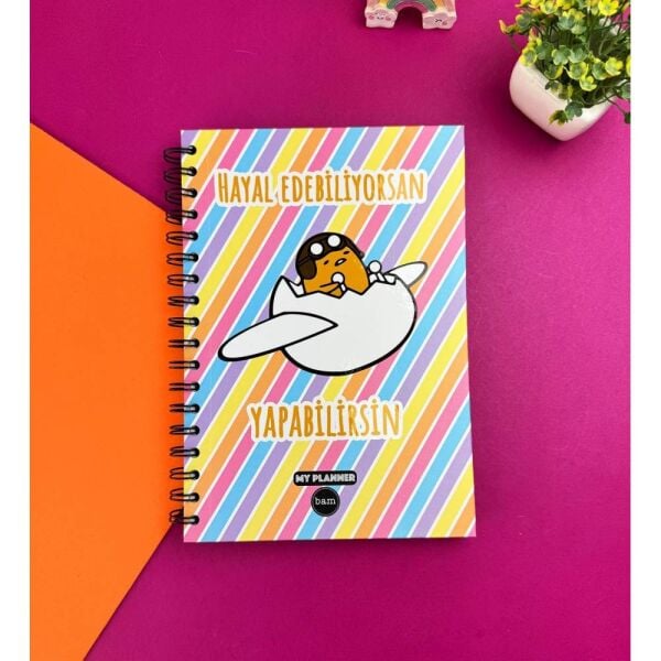 Hayal Edebiliyorsan Yapabilirsin Tasarımlı Konuşan Ajanda