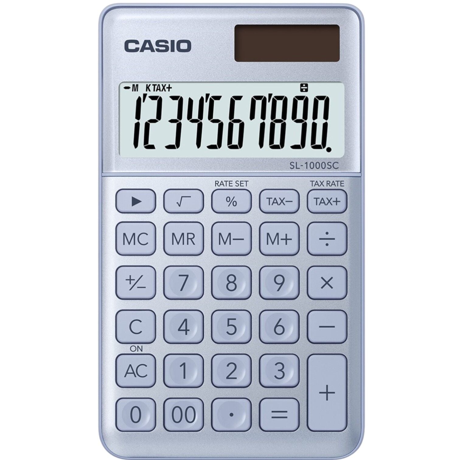 Casio SL-1000SC-BU Cep Tipi 10 Hane Mavi Hesap Makinesi