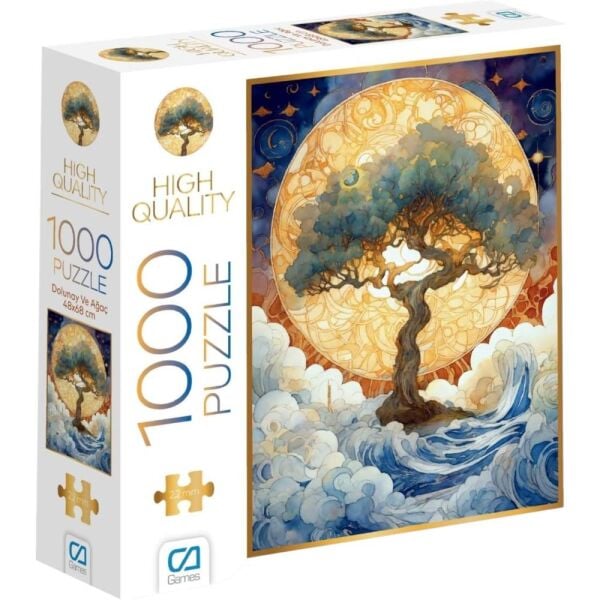 Dolunay ve Ağaç 7063 1000 Parça Puzzle
