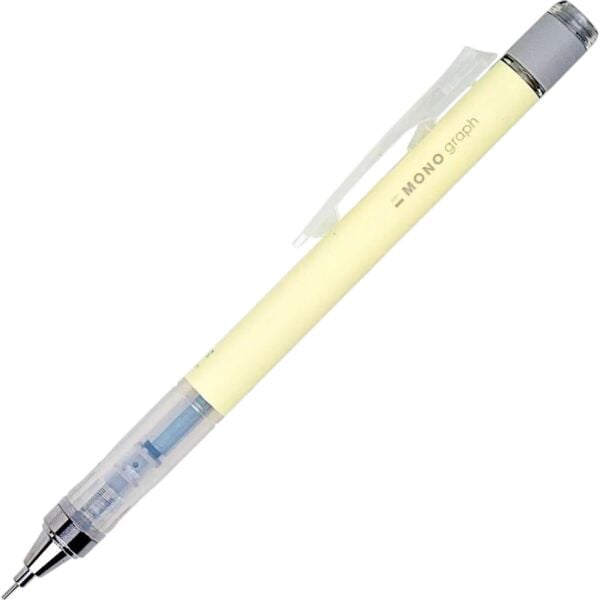Tombow Mono Graph Pastel 07 mm Krem Sarı Versatil Kalem
