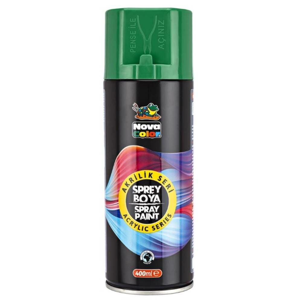 Nova Color Akrilik Sprey Boya 400 Ml Yeşil Nc-3503