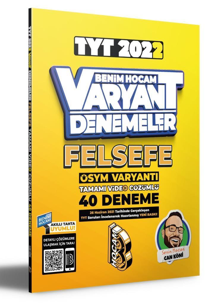 Benim Hocam Tyt Felsefe Varyant 40 Deneme