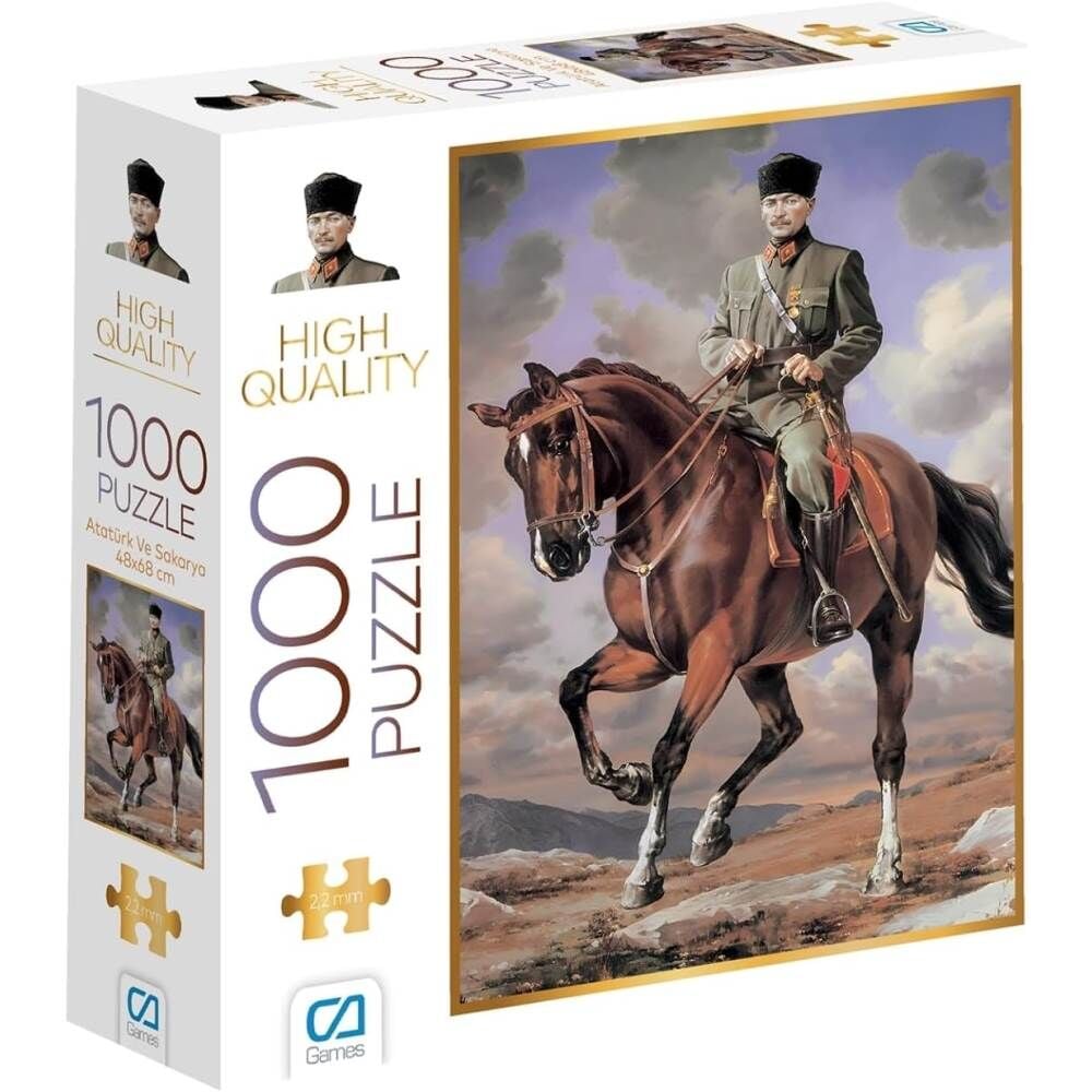 Atatürk ve Sakarya 7075 1000 Parça Puzzle