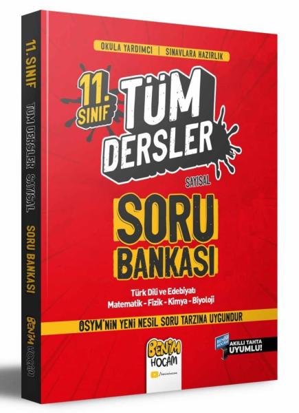 Benim Hocam 11.Sınıf Tüm Dersler Sayısal Soru Bankası