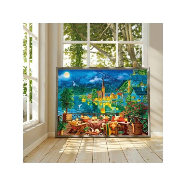 Evening By The Lake in Hallstat 1000 Parça Puzzle 20821