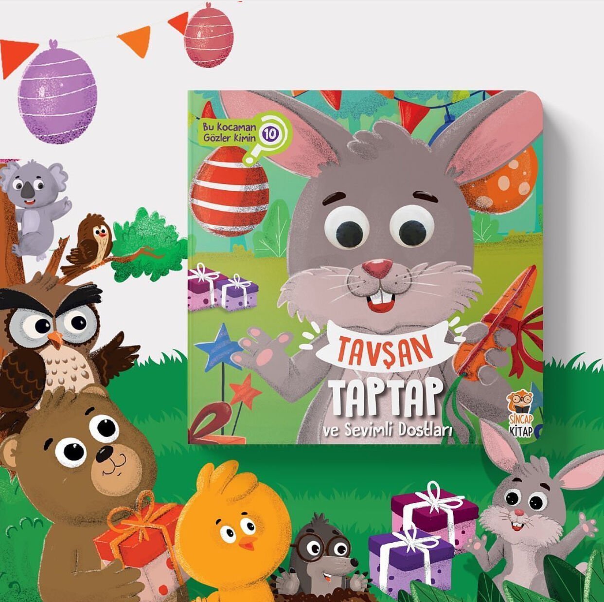 Bu Kocaman Gözler Kimin 10 Tavşan Tap Tap ve Sevimli Dostları